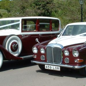 Ruby Baroness Classic Wedding Car Hire Lord Cars